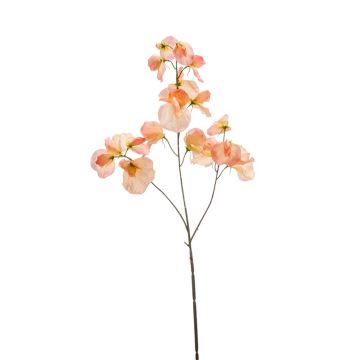 Artificial sweet pea KANZI, peach, 30"/75 cm