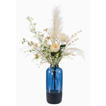 Artificial flower bouquet FEME, apricot-cream, 3ft/95 cm, Ø 24"/60 cm Artificial flower bouquet FEME, apricot-cream, 3ft/95 cm, Ø 24"/60 cm