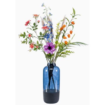Artificial flower bouquet FEME, colourful, 3ft/95 cm, Ø 24"/60 cm