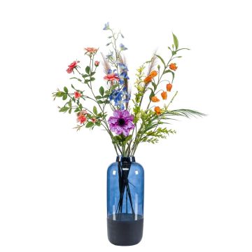 Artificial flower bouquet FEME, colourful, 3ft/95 cm, Ø 24"/60 cm