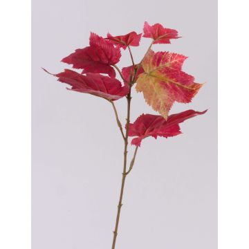 Artificial maple branch PORTREE, red, 14"/35cm Artificial maple branch PORTREE, red, 14"/35cm