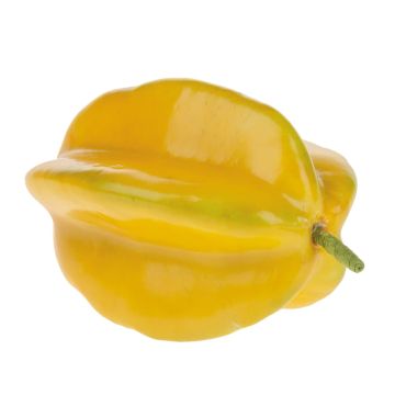 Plastic star fruit BALKOE, yellow, 4"/10cm