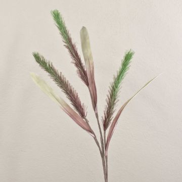Artificial branch liriope grass TAHA, green-brown, 4ft/120cm