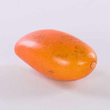 Plastic mango AJAZ, orange, 4.3"/11cm