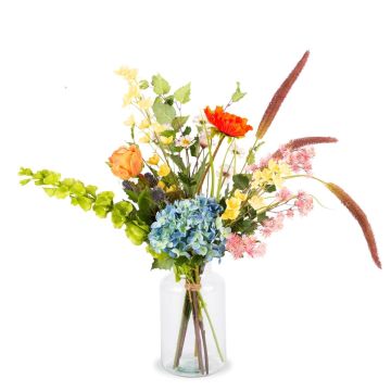Artificial summer bouquet JOLENA, multicoloured, 26"/65cm, Ø16"/40cm