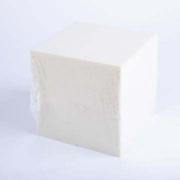 ®mosy Floral foam cube GABRIO for artificial flowers, cream, 6"x6"x6"/15x15x15