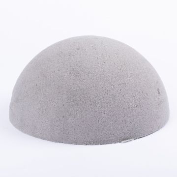 ®mosy Floral foam half ball YERAY for artificial flowers, grey, 4"/10cm, Ø8"/20cm ®mosy Floral foam half ball YERAY for artificial flowers, grey, 4"/10cm, Ø8"/20cm