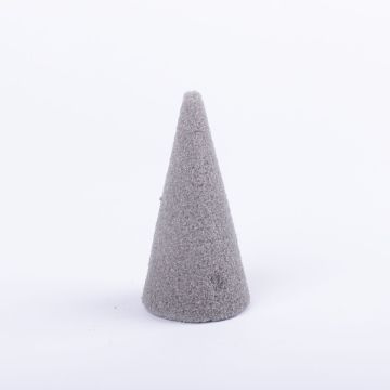 ®mosy Floral foam cone ZOILA for artificial flowers, grey, 4"/10cm, Ø2"/5cm