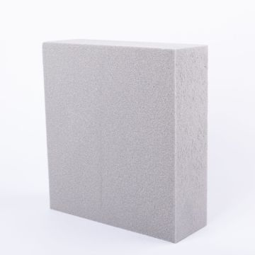 ®mosy Floral foam block PANIA for artificial flowers, grey, 11"x13"x4"/27x32x10cm ®mosy Floral foam block PANIA for artificial flowers, grey, 11"x13"x4"/27x32x10cm