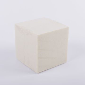 ®mosy Floral foam cube GABRIO for artificial flowers, cream, 4.7"x4.7"x4.7"/12x12x12cm