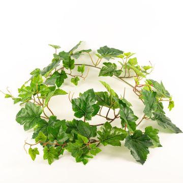 Artificial grapevine garland IGNATIUS, Eco Collection, green, 5ft/150cm