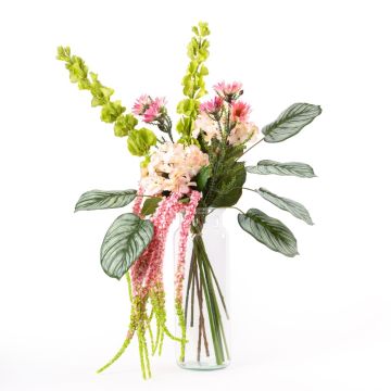 Decorative summer bouquet PRIJA, pink-magenta-green, 31"/80cm, Ø20"/50cm Decorative summer bouquet PRIJA, pink-magenta-green, 31"/80cm, Ø20"/50cm