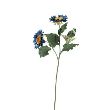 Plastic branch Sunflower HAITALA, Eco Collection, royal blue, 26"/65cm, Ø3.5"-4"/9-10cm Plastic branch Sunflower HAITALA, Eco Collection, royal blue, 26"/65cm, Ø3.5"-4"/9-10cm