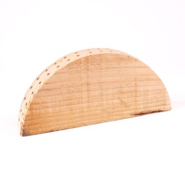 Wooden stand MIKKEL for dried flowers, 40 holes, natural, 10"x1.6"x4.3"/25x4x11cm