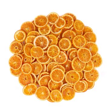Dried orange slices ELLIDA, orange, Ø1.6"-2.4"/4-6cm, 250g Dried orange slices ELLIDA, orange, Ø1.6"-2.4"/4-6cm, 250g