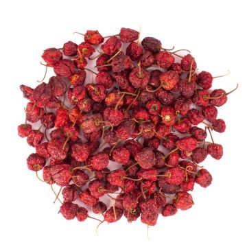 Dried round chillies ANNELIESE, red, Ø0.4"-1.2"/1-3cm, 200g