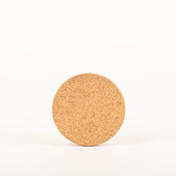 Round agglomerated cork mat MANARA, natural, 0.6"/1,5cm, Ø5.7"/14,5cm