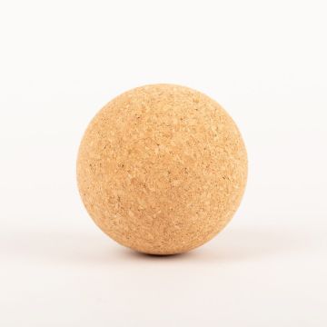 Cork sphere MEDORA made of agglomerated cork, natural, Ø2.3"/5,8cm