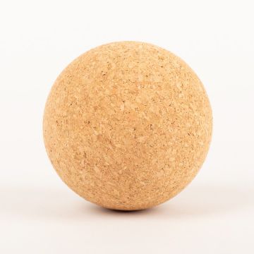 Cork sphere MEDORA made of agglomerated cork, natural, Ø3.1"/8cm
