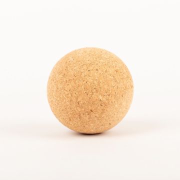 Cork sphere MEDORA made of agglomerated cork, natural, Ø1.8"/4,5cm
