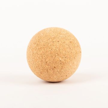 Cork sphere MEDORA made of agglomerated cork, natural, Ø2"/5cm