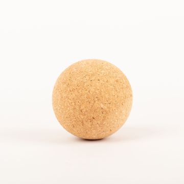 Cork sphere MEDORA made of agglomerated cork, natural, Ø1.6"/4cm