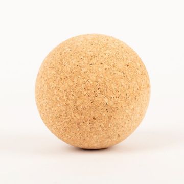 Cork sphere MEDORA made of agglomerated cork, natural, Ø2.8"/7cm