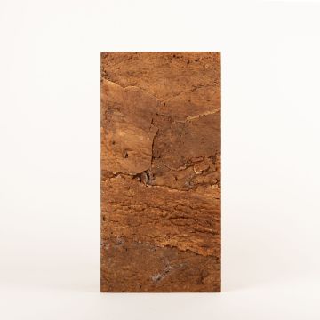 Natural cork back panel RATANA on agglomerated cork support, light brown, 24"x12"/60x30cm, thickness 0.4"-0.8"/1-2cm