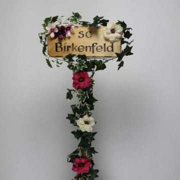 Carnival sign meets floral decoration Carnival sign meets floral decoration