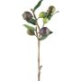 Artificial fig tree branch FLOVAR with fruits, green, 24"/60cm
