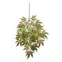 Artificial Japanese maple spray AKAYO, flame retardant, green-red, 24"/60cm