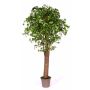 False ginkgo LUKARDIS, natural stem, green, 6ft/175cm - Made in Italy