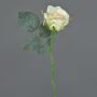 Fake rose ELLI, cream-pink, 12"/30cm, Ø2.4"/6cm
