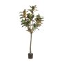 Artificial Yulan magnolia BELLITA, artificial stem, green-olive, 5ft/150cm