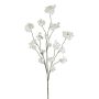 Artificial branch Japanese flowering cherry VORLUN with flowers, white, 4ft/130cm