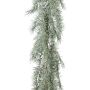 Artificial garland Cedar MEFROS, frosted, green, 6ft/185cm