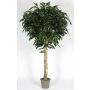 Artificial longifolia YANIRA, real stem, green, 6ft/175cm - Made in Italy