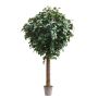 False oak MISIANA, natural stem, green, crossdoor, 6ft/175cm - Made in Italy