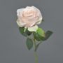 Silk rose spray SIMONY, soft pink, 18"/45cm, Ø3.1"/8cm