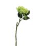 Artificial rose ASHANTO, light green, 10"/25cm