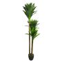 Plastic Yucca palm tree SHIXING in decorative pot, 6ft/170cm