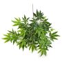 Artificial Japanese maple spray ALEXANDER, green, 24"/60cm