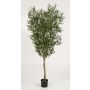 Fake Olive tree PHILIPOS, real stems, with fruits, green, 5ft/150cm