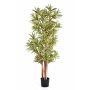 Artificial Dracaena Reflexa YASU, real stems, green-yellow, 6ft/180cm