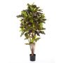 Artificial Croton BEQA, real stems, colourful, 6ft/180cm