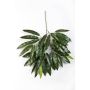 Artificial Mango spray TENIEL, flame-resistant, green, 22"/55cm