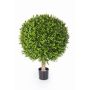 Artificial Buxus ball TOM, natural stem, 33"/85cm, Ø 28"/70cm