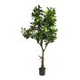 Fake lemon tree JINROU, artificial trunk, fruits, 5ft/150cm