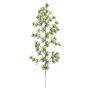 Decorative larch branch JAHELI, snowy, berries, green-white, 18"/45cm