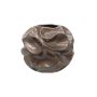 Design planter VEGA, brown, 13"/32cm, Ø17"/42cm
